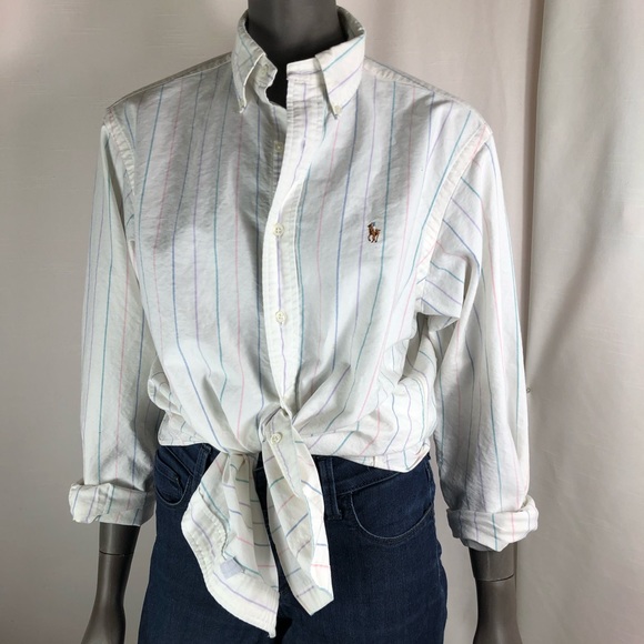 Ralph Lauren Tops - 🤖 Ralph Lauren 100% cotton 90’s Button Down